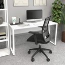 Ver imagem 2 de Escrivaninha Industrial 1,35m Tampo 30mm Pés Metal F5