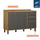 Ver imagem 5 de Balcão 120 cm 3 Portas 2 Gavetas Salvador