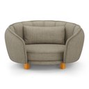 Ver imagem 1 de Mini Cama Poltrona Pet Lary Baby para Cachorro Linho Bege - Abmaza