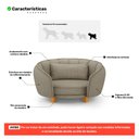 Ver imagem 3 de Mini Cama Poltrona Pet Lary Baby para Cachorro Linho Bege - Abmaza