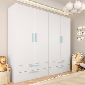 Modulado Infantil Joy 4pts 4gav Branco/azul - M.a Branco/azul