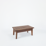 Mesa Centro Garden Madeira Maciça 98x60cm - Acabamento Jatobá - 3