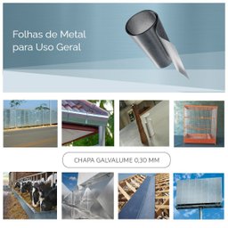 Bobina Chapa 0,30mm Galvalume 80 Cm X 5 M Civitt - 5