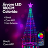 Árvore Natal Cone de Led 1,80m Rgb com Controle App - 2