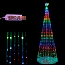Árvore Natal Cone de Led 1,80m Rgb com Controle App - 3