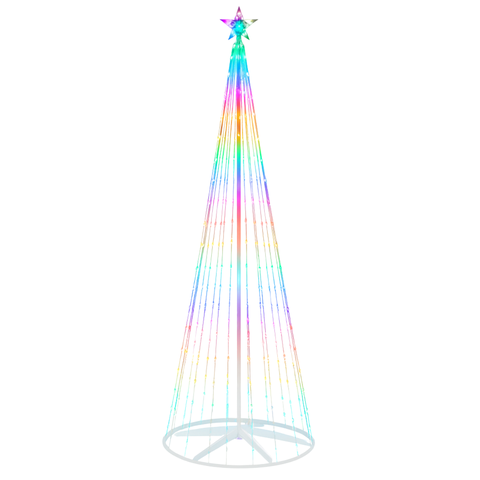 Árvore Natal Cone de Led 1,80m Rgb com Controle App