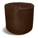 Ver imagem 2 de Descanso de Pé Peseira Cheia Puff Redondo Macio Ergonômico Marrom