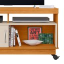 Ver imagem 6 de Rack Bancada de Tv 50 Pol 121cm Rute Z10 Off/cinamomo - Mpozenato