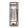 Estante Cabideiro Para Roupas Longas Linha Clothes - Be Mobiliário Carvalho - 3