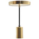 Ver imagem 2 de Kit 10 Pendente Soquete Copinho E27 Dourado + Led ST64