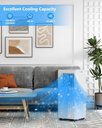 Ver imagem 3 de Takywep Ar Condicionado Portátil 8000 Btu Branco 28 M² 3 em 1