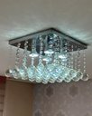Ver imagem 4 de Lustre De Cristal Legítimo K9 Para Quarto Sala Base 30x30cm
