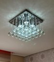 Ver imagem 3 de Lustre De Cristal Legítimo K9 Para Quarto Sala Base 30x30cm