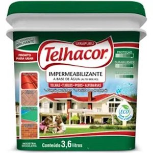 Impermeabilizante B.agua Telhacor Incolor A.brilho 3.6l