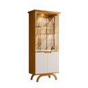 Ver imagem 2 de Cristaleira Vicenza 100% Mdf Ype/off White