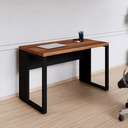 Ver imagem 6 de Mesa para Escritório Diretor com Tampo 120cm Preto e Marrom Yescasa