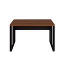 Ver imagem 4 de Mesa para Escritório Diretor com Tampo 120cm Preto e Marrom Yescasa