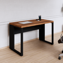 Ver imagem 6 de Mesa para Escritório Diretor com Tampo 120cm Preto e Marrom Yescasa