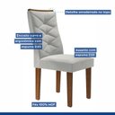 Ver imagem 3 de Kit 4 Cadeiras para Sala de Jantar Germany Espresso Móveis