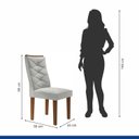 Ver imagem 6 de Kit 4 Cadeiras para Sala de Jantar Germany Espresso Móveis