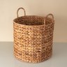 Cesto Organizador Redondo com Alças 45cm de Fibra Natural Multiuso - Oikos - 3