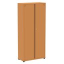 Ver imagem 1 de Armário Alto 2 Portas Pandin 90 Cm (largura) Inmetro Estrutura e Portas Aço Laranja C/ Chave