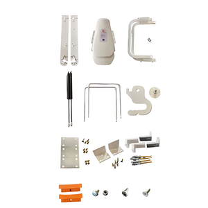 Kit Ferragens Cama Solteiro Horizontal Retrátil de Parede