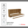 Kit Ferragens Cama Solteiro Horizontal Retrátil de Parede - 6