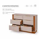 Ver imagem 4 de Cômoda Giardino – 6 Gav – 0.82 x 1.36 x 0.45
