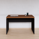 Ver imagem 5 de Mesa para Escritório Diretor 120cm Marrom e Preto Yescasa