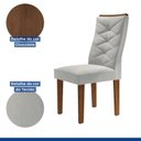 Ver imagem 6 de Kit 6 Cadeiras para Sala de Jantar Germany Espresso Móveis