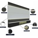 Ver imagem 5 de Estante Home para Tv até 85 Polegadas com Led 260cm Soberano Reflecta