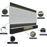 Estante Home para Tv até 85 Polegadas com Led 260cm Soberano Reflecta - 5