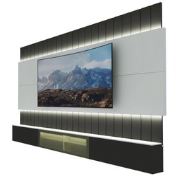 Estante Home para Tv até 85 Polegadas com Led 260cm Soberano Reflecta - 2