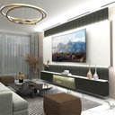 Ver mais imagens de Estante Home para Tv até 85 Polegadas com Led 260cm Soberano Reflecta
