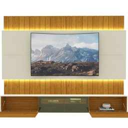 Estante Home para Tv até 90 Polegadas com Led 260cm Soberano Reflecta 100% MDF - 7