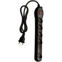 Ver imagem 2 de Filtro de Linha Qualitronix 5 Tomadas Bivolt Preto - Qfl5