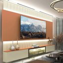 Ver imagem 1 de Estante Home para Tv até 85 Polegadas com Led 260cm Soberano Reflecta