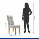 Ver imagem 7 de Kit 6 Cadeiras para Sala de Jantar Germany Espresso Móveis