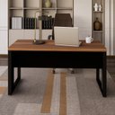 Ver imagem 4 de Mesa Escritório Diretor 150cm x 60cm Tampo 40mm