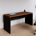 Ver imagem 4 de Mesa para Escritório Diretor 150cm Marrom e Preto Yescasa