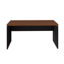 Ver imagem 4 de Mesa para Escritório Diretor MDP 150cm Marrom e Preto Yescasa