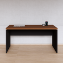 Ver imagem 5 de Mesa para Escritório Diretor 150cm Marrom e Preto Yescasa