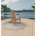 Ver imagem 3 de Conjunto 2 Cadeiras de Jardim em Madeira Maciça Adirondack Marrom