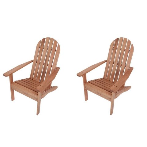 Conjunto 2 Cadeiras Madeira Maciça Adironback