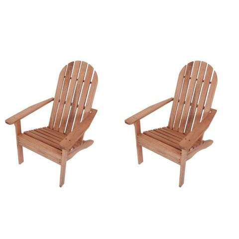 Conjunto 2 Cadeiras Madeira Maciça Adironback