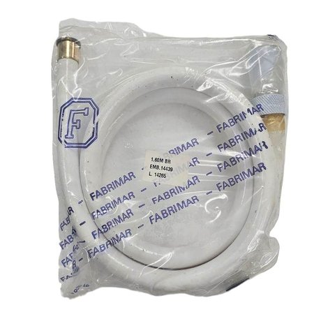 Flexível 1,60 M Plastica com Luvas Douradas Ajet Fabrimar 02588d Mangueira Flexivel 1,6 Mts