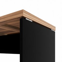 Mesa de Escritório Diretor para Trabalho 170cm Marrom e Preto Yescasa - 9 Mesa de Escritório Diretor para Trabalho 170cm Marrom e Preto Yescasa - 9
