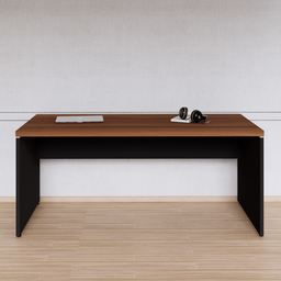 Mesa de Escritório Diretor para Trabalho 170cm Marrom e Preto Yescasa - 6 Mesa de Escritório Diretor para Trabalho 170cm Marrom e Preto Yescasa - 6
