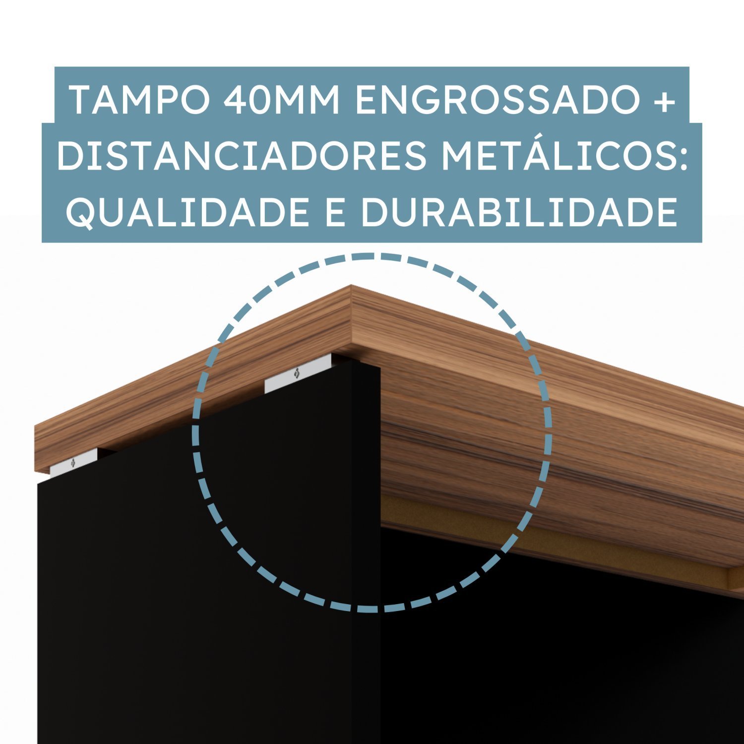 Mesa Auxiliar Direita/esquerda 90x45x73,5cm - 4